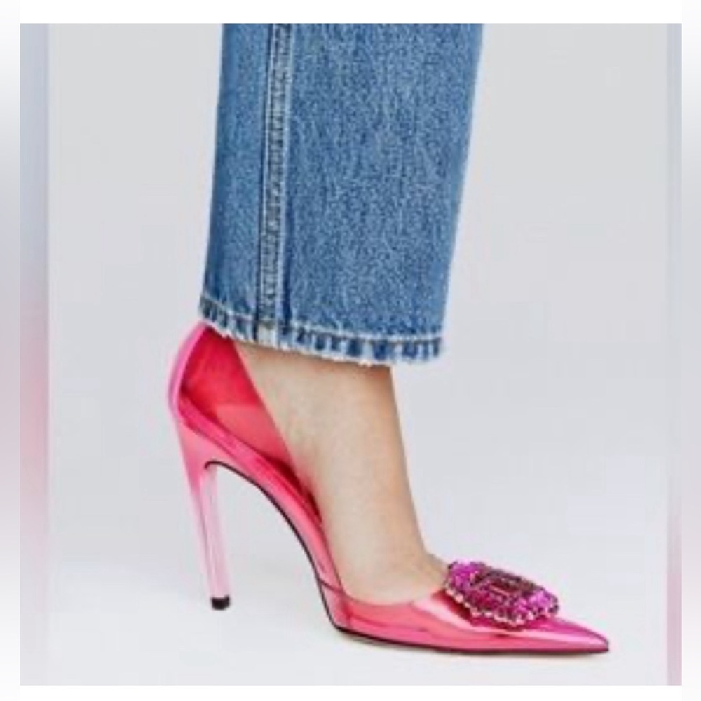 NEW CINDER-F*CKING-RELLA PUMP PINK (box and Duffy bag included) - Picture 6 of 8